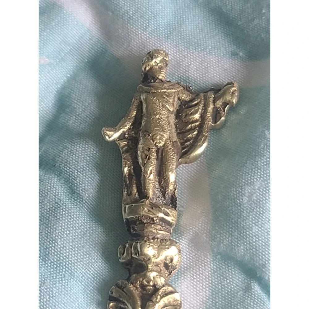 Italy Italian Vintage Souvenir Spoon Collectible Montagnani Brass Good Clean VGC
